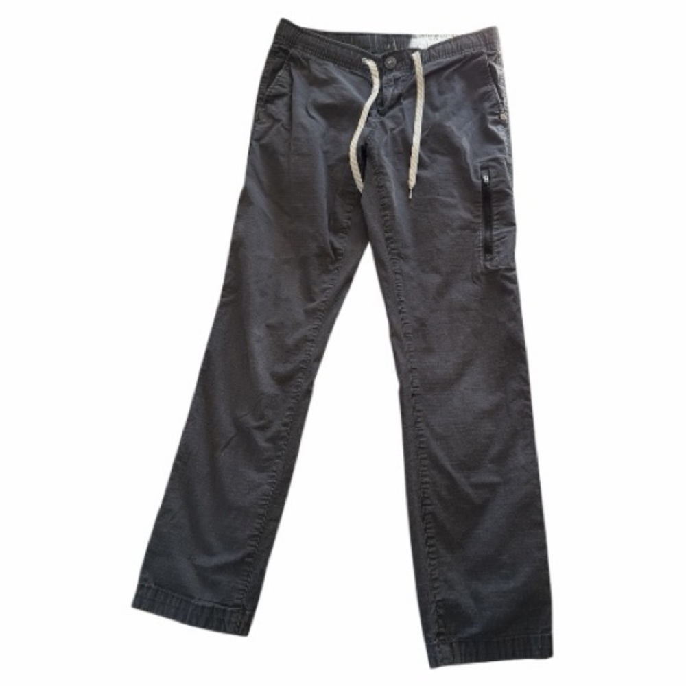 Vuori Pants Womens Medium Gray VW401 Jogger Ripstop Zip Pocket Drawstring-S